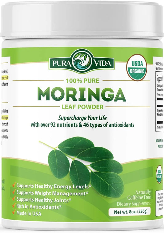 BASIC AYURVEDA Moringa Powder | 7.05 Oz (200g)